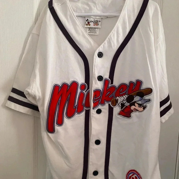 Vintage Mickey Mouse Baseball Jersey - Picture 1 of 8